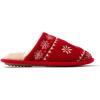 imageDearfoams Womens Novelty Scuff with Eye Mask SlipperRed