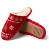 imageDearfoams Womens Novelty Scuff with Eye Mask SlipperRed