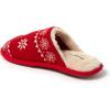 imageDearfoams Womens Novelty Scuff with Eye Mask SlipperRed