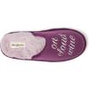 imageDearfoams Womens Novelty Scuff with Eye Mask SlipperWine Cloud Wine