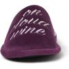 imageDearfoams Womens Novelty Scuff with Eye Mask SlipperWine Cloud Wine