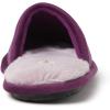 imageDearfoams Womens Novelty Scuff with Eye Mask SlipperWine Cloud Wine