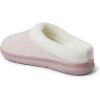 imageDearfoams Womens Olive Memory Foam Sweatshirt ClogPale Mauve