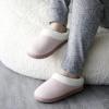 imageDearfoams Womens Olive Memory Foam Sweatshirt ClogPale Mauve