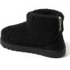 imageDearfoams Womens Outdoor Whitney Teddy Ankle Boot SlipperBlack