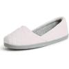 imageDearfoams Womens Comfort Memory Foam Indoor Outdoor Katie Slip On Loafer Ballet SlipperFresh Pink