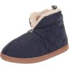 imageDearfoams Womens IndoorOutdoor Warm Up Bootie SlipperPeacoat