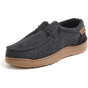 imageDearfoams Mens Bennett IndoorOutdoor Memory Foam Comfort Chukka BootBlack