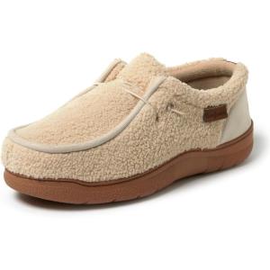 imageDearfoams Mens Bennett IndoorOutdoor Memory Foam Comfort Chukka BootDark Oyster