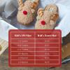 imageDearfoams unisexchild Matching Family Holiday Christmas Reindeer ampamp Turkey ScuffKids Reindeer