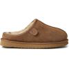imageFireside by Dearfoams Mens Grafton Genuine Shearling IndoorOutdoor ClogChestnut