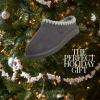 imageFireside by Dearfoams Mens Grafton Genuine Shearling IndoorOutdoor ClogGrey Taping