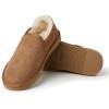 imageFireside by Dearfoams Mens Hobart Shearling Closed Back SlipperChestnut