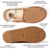 imageFireside by Dearfoams Mens Hobart Shearling Closed Back SlipperChestnut
