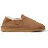 imageFireside by Dearfoams Mens Hobart Shearling Closed Back SlipperChestnut