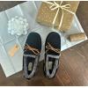 imageFireside by Dearfoams Mens Victor Shearling Moccasin with Tie SlipperBlack