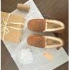 imageFireside by Dearfoams Mens Victor Shearling Moccasin with Tie SlipperChestnut