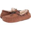imageFireside by Dearfoams Mens Victor Shearling Moccasin with Tie SlipperChestnut