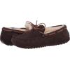 imageFireside by Dearfoams Mens Victor Shearling Moccasin with Tie SlipperCoffee