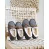 imageFireside by Dearfoams Mens Victor Shearling Moccasin with Tie SlipperGrey