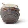 imageFireside by Dearfoams Mens Victor Shearling Moccasin with Tie SlipperGrey
