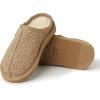 imageFireside by Dearfoams UnisexChild Dempsey Shearling IndoorOutdoor Clog SlipperLeopard