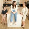 imageFireside by Dearfoams UnisexChild Parker Shearling Indoor and Outdoor Moccasin SlipperChestnut