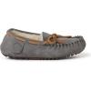 imageFireside by Dearfoams UnisexChild Parker Shearling Indoor and Outdoor Moccasin SlipperGrey