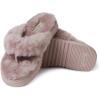 imageFireside by Dearfoams Womens Auburn Thong SlipperDusty Pink