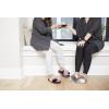imageFireside by Dearfoams Womens Crossband All Over Shearling Slide Slipper