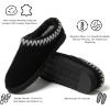 imageFireside by Dearfoams Womens Greta Genuine Shearling Indoor Outdoor ClogBlack Taping