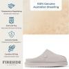 imageFireside by Dearfoams Womens Greta Genuine Shearling Indoor Outdoor ClogBone