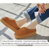 imageFireside by Dearfoams Womens Greta Genuine Shearling Indoor Outdoor ClogChestnut Platform