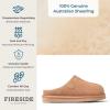 imageFireside by Dearfoams Womens Greta Genuine Shearling Indoor Outdoor ClogSand