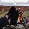 imageFireside by Dearfoams Womens Riverland Shearling Fur Lined Mini Ankle Boot with Platform SlipperBlack