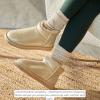 imageFireside by Dearfoams Womens Riverland Shearling Fur Lined Mini Ankle Boot with Platform SlipperGold