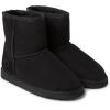 imageFireside by Dearfoams Womens Rosebery Shearling Lined IndoorOutdoor Boot Mid CalfBlack