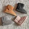 imageFireside by Dearfoams Womens Rosebery Shearling Lined IndoorOutdoor Boot Mid CalfBlack