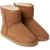 imageFireside by Dearfoams Womens Rosebery Shearling Lined IndoorOutdoor Boot Mid CalfChestnut