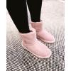 imageFireside by Dearfoams Womens Rosebery Shearling Lined IndoorOutdoor Boot Mid CalfDusty Pink