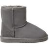 imageFireside by Dearfoams Womens Rosebery Shearling Lined IndoorOutdoor Boot Mid CalfGrey