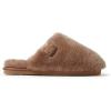 imageFireside by Dearfoams Womens Shelly Beach All Over Shearling Easy onOff Scuff SlipperDriftwood