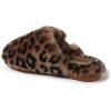 imageFireside by Dearfoams Womens Shelly Beach All Over Shearling Easy onOff Scuff SlipperLeopard