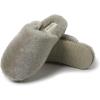 imageFireside by Dearfoams Womens Shelly Beach All Over Shearling Easy onOff Scuff SlipperMoss