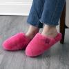 imageFireside by Dearfoams Womens Shelly Beach All Over Shearling Easy onOff Scuff SlipperNatural