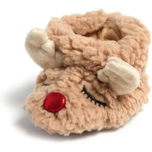imageDearfoams unisexchild Matching Family Holiday Christmas Reindeer ampamp Turkey ScuffBaby Reindeer