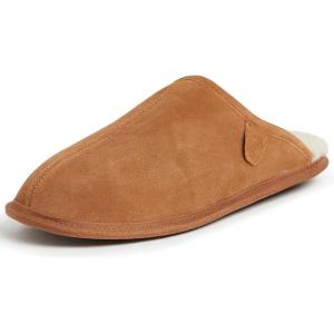 imageFireside by Dearfoams Mens Warwick Water Resistant Shearling Scuff SlipperChestnut
