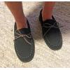 imageDearfoams Gifts for Men Dad Brother Husband  Mens Moccasin Slippers  Breathable Memory Foam Toby Mens SlipperBlack