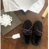 imageDearfoams Gifts for Men Dad Brother Husband  Mens Moccasin Slippers  Breathable Memory Foam Toby Mens SlipperBlack
