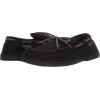 imageDearfoams Gifts for Men Dad Brother Husband  Mens Moccasin Slippers  Breathable Memory Foam Toby Mens SlipperBlack